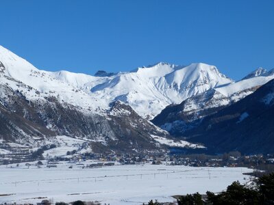 Village alps calm