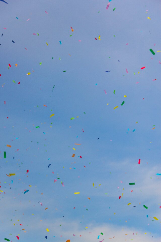 Merry party confetti