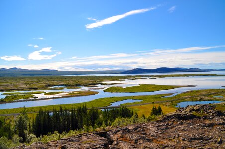 Nature continental plates wide
