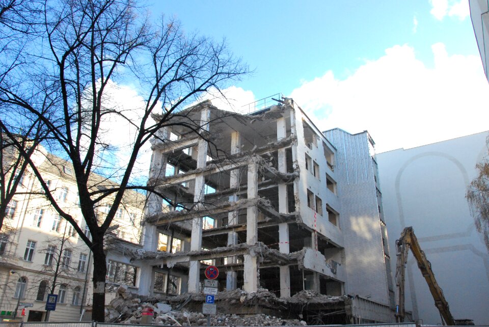 Urban exploration demolition architecture