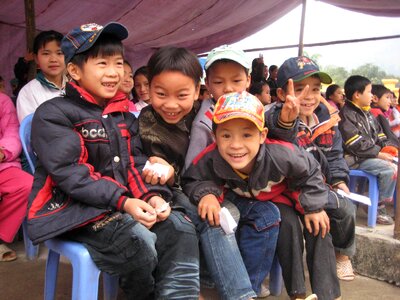 Infants smiling vietnam