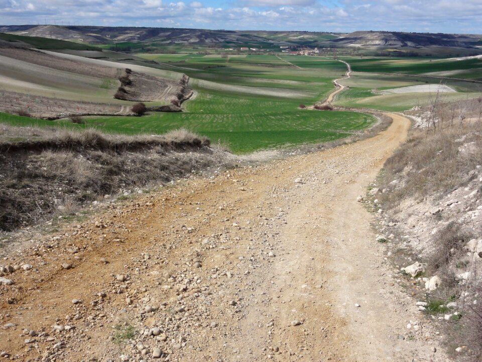 Road santiago de compostela ground road