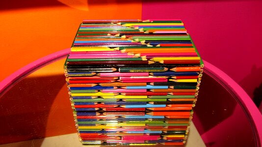 Art pens colored pencil photo