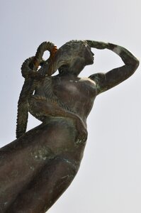 The statue monument woman