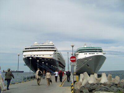 Ship travel baltic sea port photo