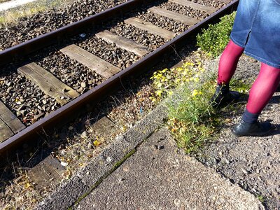 Track girl stockings