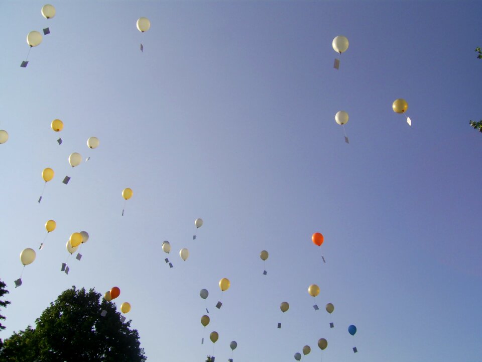 Balloons sky competition