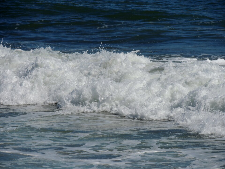Torremolinos waves rocks