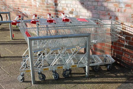 Shopping cart trolley shopping