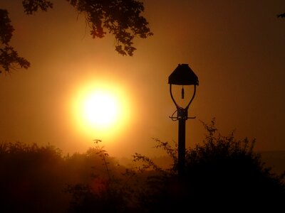 Light sun landscape