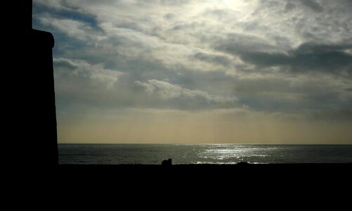 Coast nature clouds photo