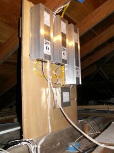 Warm floor electric heat electrical conversion
