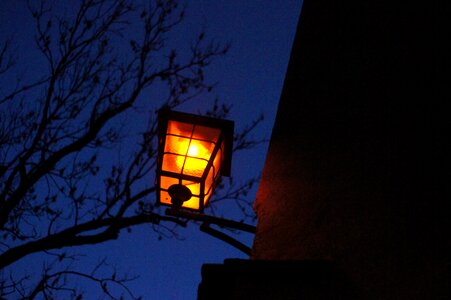 Historic street lighting light sky photo