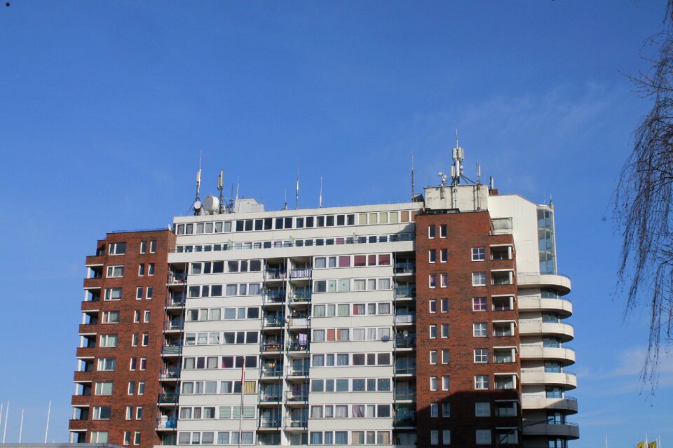 Hamburg architecture high rise building in hamburg