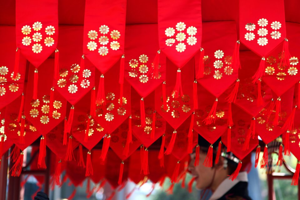 Traditional red forbidden city