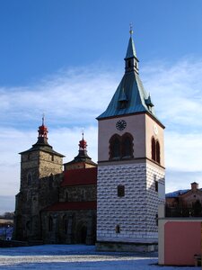 Kourim church belfry