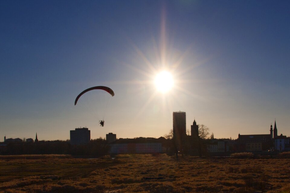 Sky city hang glider
