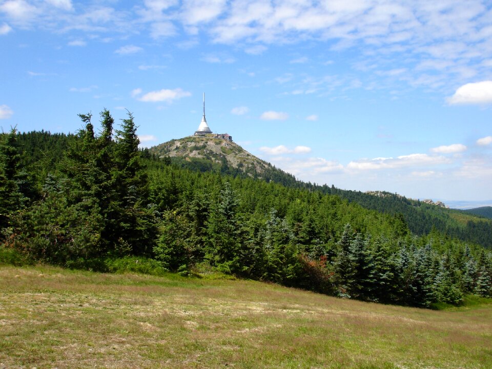 Mountains ještěd lookout