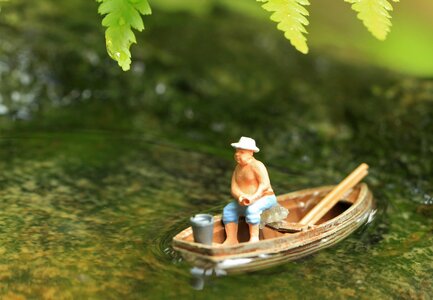 Angler miniature mini