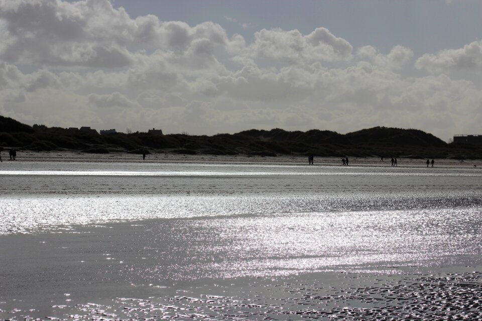 Sea beach reflections