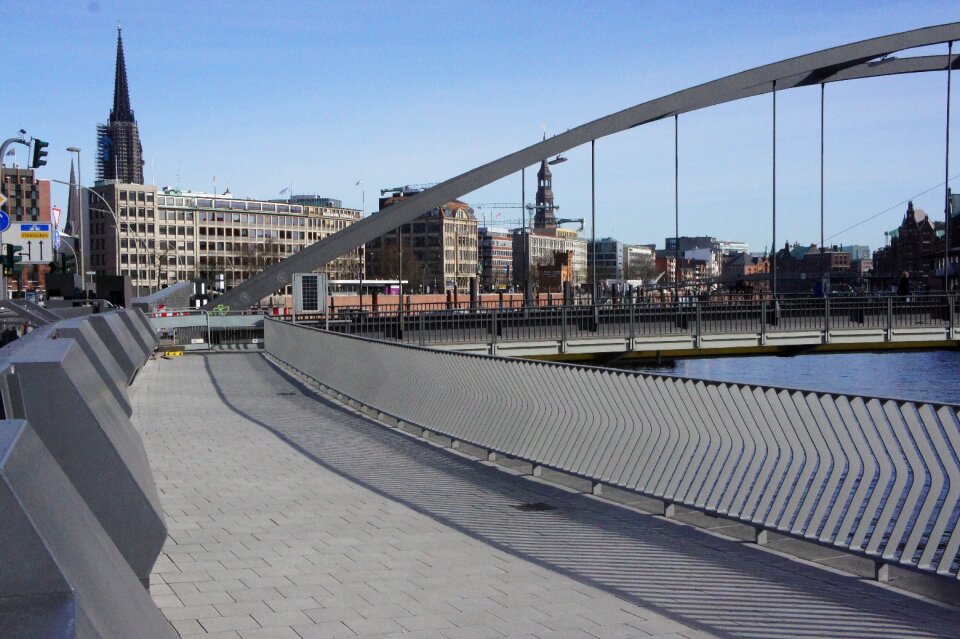 Hamburg bridge construction