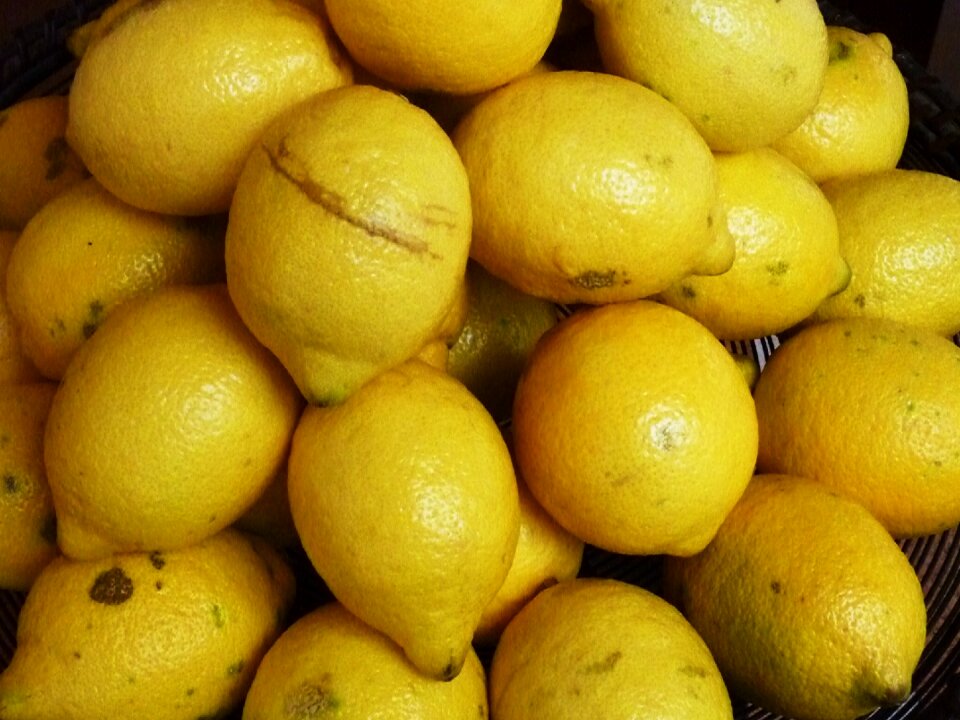 Vitamins healthy yellow