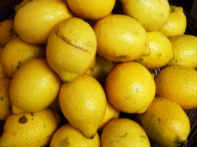Vitamins healthy yellow