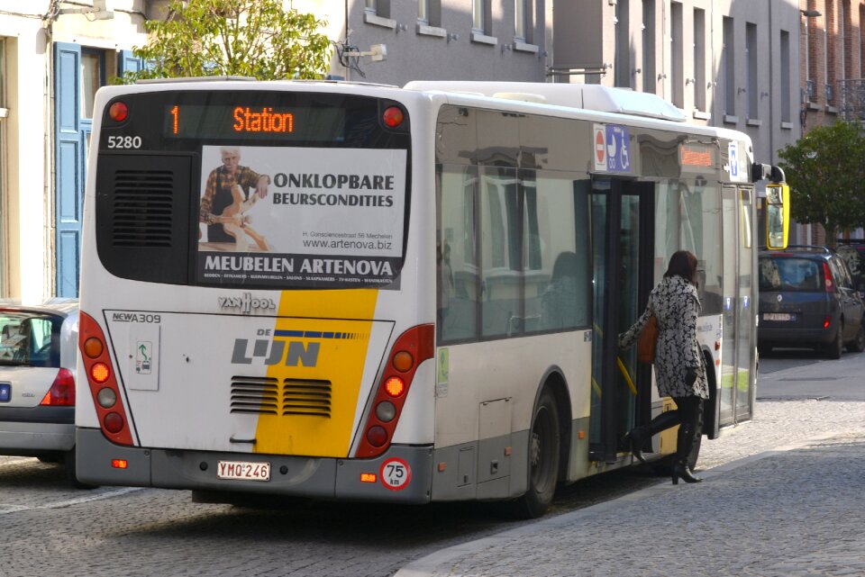 Bus vehicle public transport