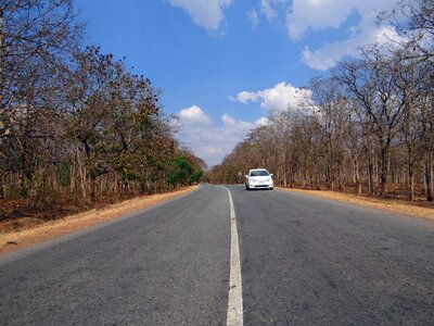 Traffic highway india photo