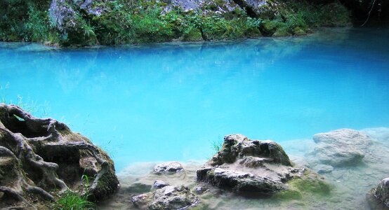 Blue nature peace