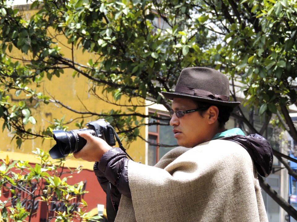 Peasant photographer boyaca