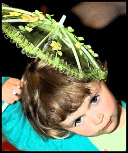 Parasol green floral