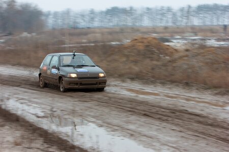 Racing auto car