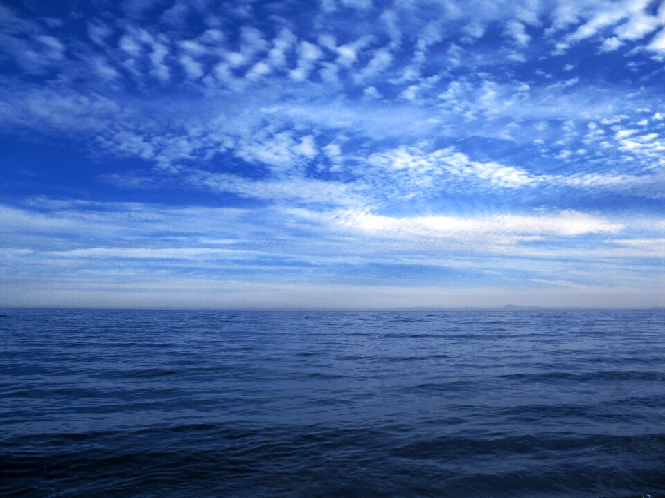 Clouds sky horizon