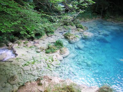 Blue nature peace