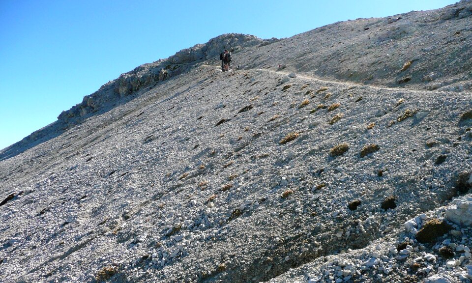 Mountains hiking trekking