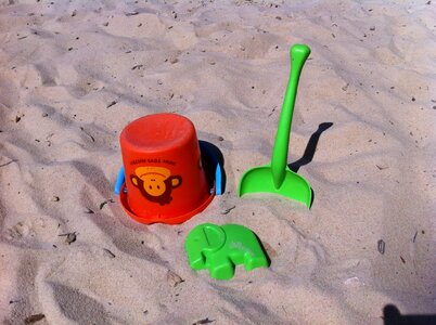 Sand vacations plastic photo