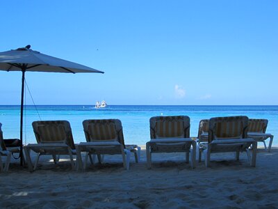 Ocean vacation chairs photo