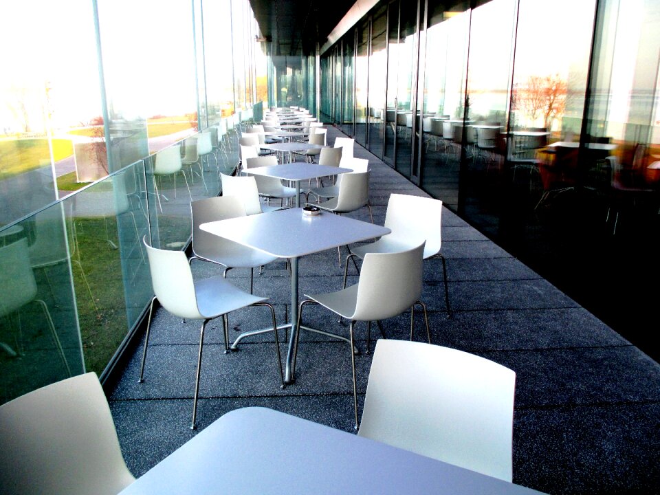Chairs dining tables window