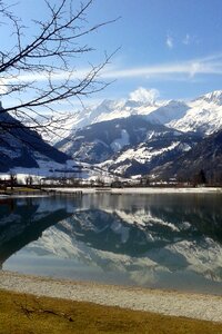 Uttendorf badesee mirroring