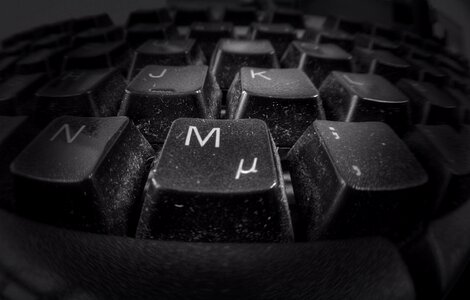 Button white computer keyboard