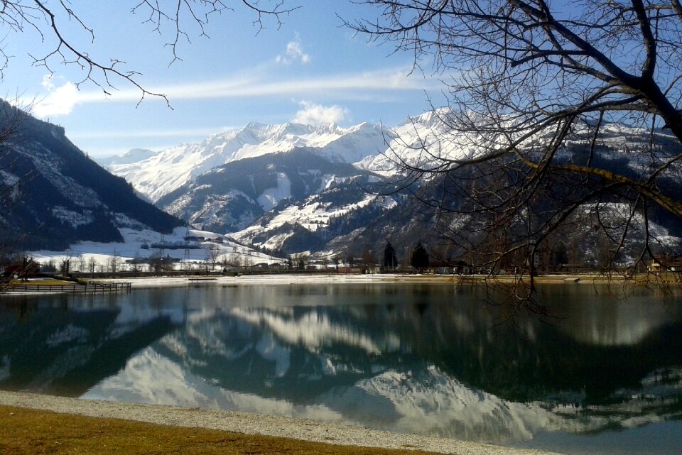 Uttendorf badesee mirroring