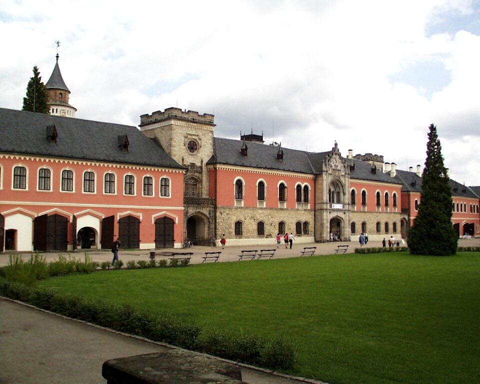 Castle sychrov czech republic