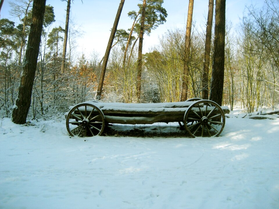 Stacked up snow winter photo