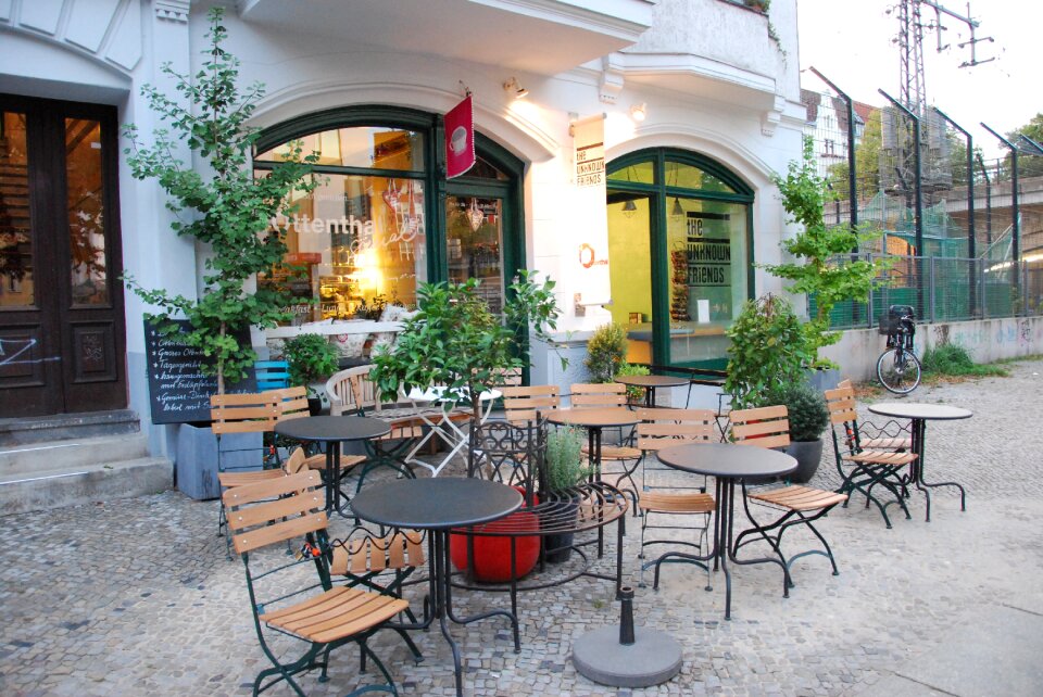 Street cafe breakfast berlin
