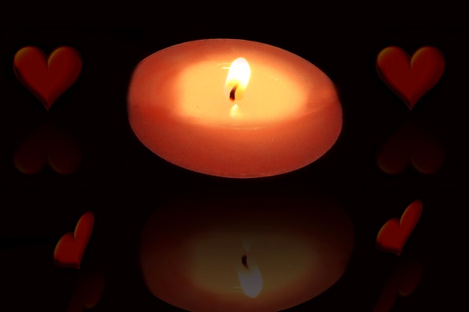 Candlelight love romance