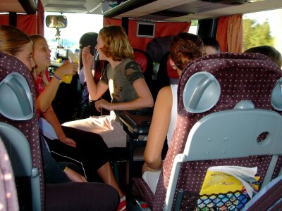 Bus bus ride travel photo