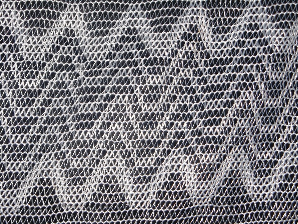 Mosquito nets motif white