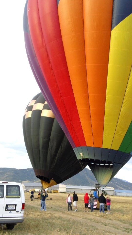 Hot air balloon ride hot air balloon start