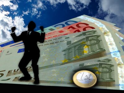 Bills euro paper money photo
